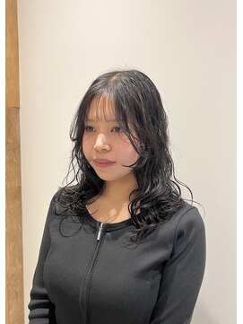 シアン 矢場町店(CYAN.) 初めてパーマでも挑戦しやすい大きめゆるウェーブパーマ