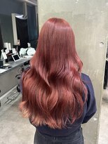 ミューバイケンジ(miu by KENJE)&nbsp;miu＆有野ひかり ブリーチありカシスオレンジカラー