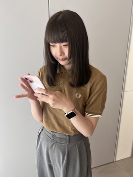 ローレンアオ(LOREN AO) ホワイトグレージュ/デジタルパーマ/チェリーブラウン/矢場町