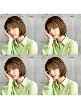 ウィールール 札幌店(WE RULE) 「ナチュラル艶ボブ × 韓国レイヤー」