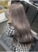 ダークグレージュミルクティーパープル