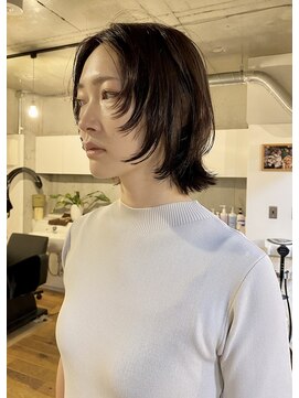 ハイジア(hygea) 20代30代40代☆くすみベージュ☆レイヤーボブミディアムレイヤー