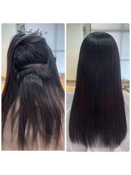 スープル(SOUPLE.) 【髪質改善x縮毛矯正】SILKストレート