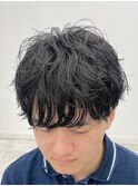 緩めシャドウパーマ