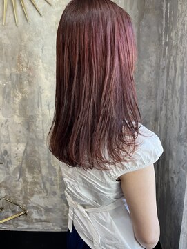 フルアヘッド(FULL A HEAD) 小顔レイヤーカット/チェリーレッドカラー/20代30代40代人気ヘア