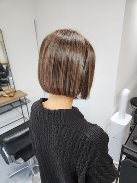 エン 大泉学園(en.) 【白髪カバーにも!】オーダーメイドハイライト☆ボブ