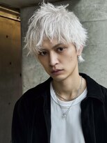 ネハス 名古屋栄店(nehus.) MEN’S HAIR/ブルーブラック/フェザーパーマ/ハイライト