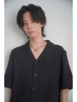 緩め波まきパーマ