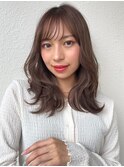 ゆるふわパーマ×透明感ココアベージュ/デジタルパーマp戸田公園