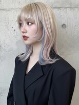 コード 四条河原町駅店(CHORD) 韓国風シースルーレイヤー×ホワイトベージュ+インナーカラー