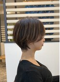 首元すっきり 大人ショートボブ