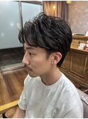 フェザーパーマ／ニュアンスパーマ／韓国マッシュ／我孫子/men's