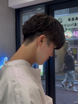 ロンドポレール 北千住(Lond polaire) men's/メンズ波巻きスパイラルパーマ/ナチュラルツーブロック