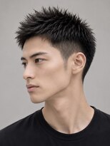 ノイセルヘアー(Noisyle Men's hair) リバースセンターパート/ニュアンスパーマ/ダウンバング/MEN'S