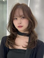 シュルール 所沢プロぺ通り店(chorule) ミディアムレイヤーミントベージュヘーゼルベージュブリーチなし