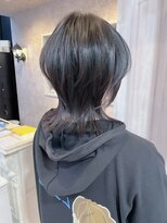 キャアリー(Caary)&nbsp;福山人気20代30代巻ける髪質改善ストレートふわっとウルフヘア