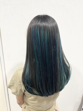 ホーミーキョウト(Homey Kyoto) ＊ターコイズグリーンインナーカラー＊
