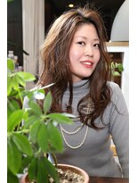 カットスタジオ アルバ(Cut Studio ALba)&nbsp;大人ナチュラルロングカール