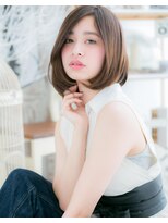 モッズヘア 越谷(mod's hair)&nbsp;艶カラーナチュラルカラー小顔前下がりボブ越谷20代30代40代a!