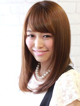 蒼い花 美容院 ナチュさら　カジュアルミディアム