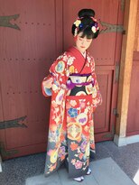 日本髪で成人式のローケーション前撮り