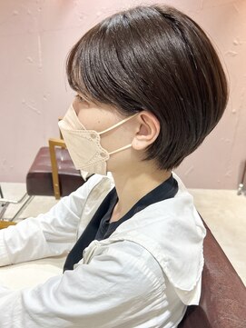 ラミエ バイ メルト 吉祥寺(lamie by melt) *滝田*丸みショート大人かわいい ボブレイヤー 20代30代40代人気