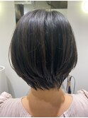 髪質改善/切りっぱなしボブ/美髪/30代40代/［人形町］