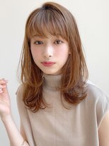 トゥーナ 表参道(tona)&nbsp;小顔カット・外ハネボブ・くびれヘア・ペールベージュ