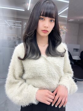 ロンド マーレ 天神大名店(Lond mare) 韓国ヘア　ロングヘア　レイヤーカット　前髪カット　くびれ巻き