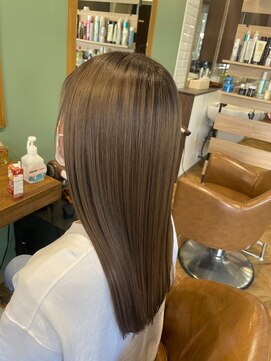 リーフ(Leaf) 前髪/マチルダボブ/ピンクベージュ/インナーグレージュ/武蔵浦和