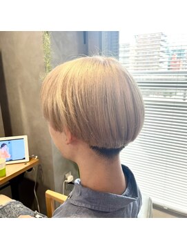 ビス ヘア アンド ビューティー 西新井店(Vis Hair＆Beauty) 透明感抜群♪ダブルカラーブリーチミルクティーベージュ