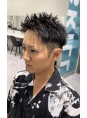 フェードカット/バリアート/刈り上げ/メンズショート/短髪