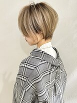 ショートボブ髪型30代40代50代前髪あり前髪なし面長丸顔【荒牧】