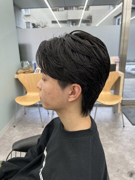 ケシキ(keshiki) 韓国風センターパート/ニュアンスパーマ/スパイラルパーマ