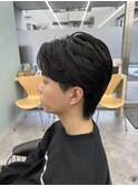 韓国風センターパート/ニュアンスパーマ/スパイラルパーマ