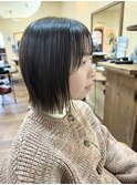 切りっぱなしボブ