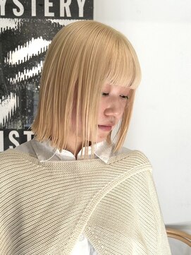 ヲタク(wotaku.) ブロンドベージュトリプルカラーケアブリーチ抜きっぱなし