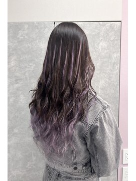 ガルボヘアー 名古屋栄店(garbo hair) #プルエクステ#ラベンダー#ギャル#名古屋エクステ