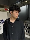 塩澤太一 シャドウパーマ 無造作パーマ マッシュパーマ 新宿