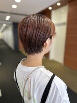 ビーハイブ 一番町店 アヴェダ(BEHIVE)&nbsp;アプリコットベージュ×扱いやすい丸みショート