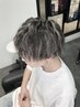 カット＋ツイスト、スパイラルパーマ＋ハイライト　￥17900