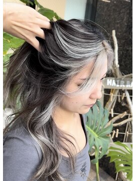 エガオ 藤沢店(EGAO) フェイスフレーミングハイライトカラーミルクティーベージュ藤沢