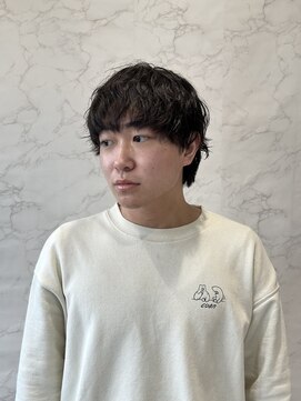 ウシワカマルエムティードット(USHIWAKAMARU MT.) 緩めスパイラルパーマ