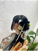 成人式ヘアセット・編み込み