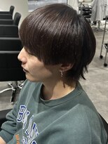 ヒュイル バイ ニアウ(Hwyl by Niau) さらさらメンズマッシュウルフ前下がりツーブロックナチュラル