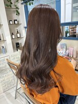 ラック 海老名店(LUCK) 【なめらかな仕上がり】オーガニックカラー×ショコラブラウン