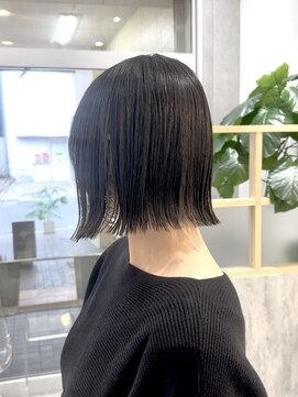 ミモザ(Mimosa) 《Mimosa》 切りっぱなしボブ/ブルーアッシュ