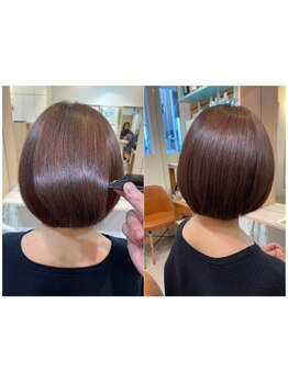 頭皮と髪にやさしく、白髪予防のアフターケアまで。時短メニューなら手早くしっかり染まる♪【自由が丘】