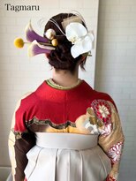 タグマル&nbsp;卒業式袴着付けヘアセット☆