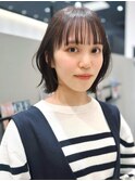 大人ボブ*くびれボブ*前髪ありボブ*顔周りレイヤー*前髪カット